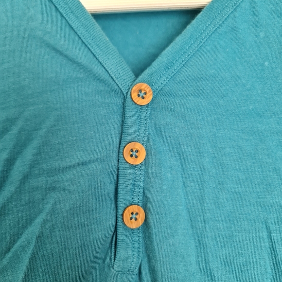 Cotton On Mens Aqua Colour T-Shirt - Picture 3 of 4